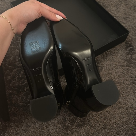 SAINT LAURENT LOW HEEL BOOTIES - Picture 10 of 10